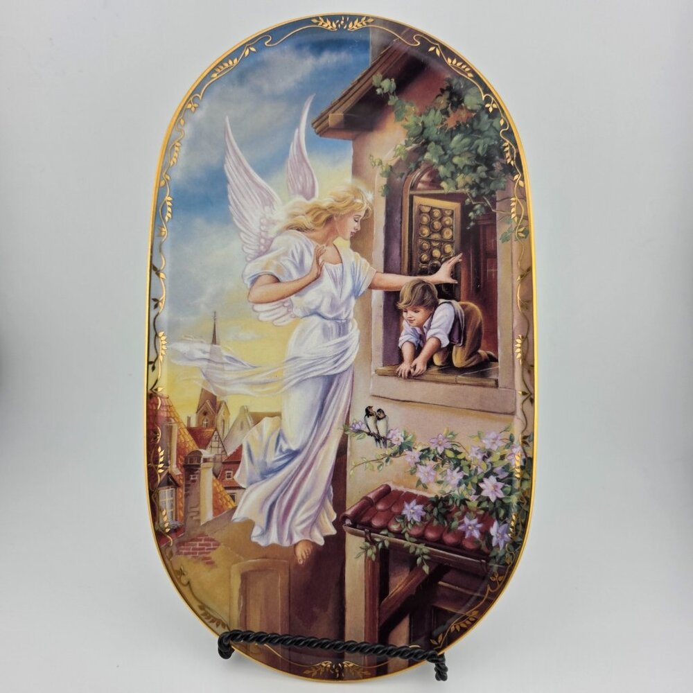 Bradford Exchange Someone to Watch Over Me by Walter‎ Wiessmann Collector Plate
